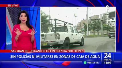 SJL: zonas estratégicas no cuentan con militares ni policías en medio de estado de emergencia