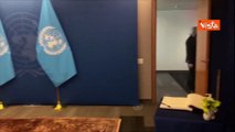 Meloni all'Assemblea generale Onu incontra Guterres, ecco la stretta di mano fra i due