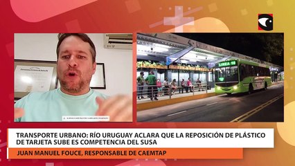 Transporte urbano Río Uruguay aclara que la reposición de plástico de tarjeta sube es competencia del SUSA