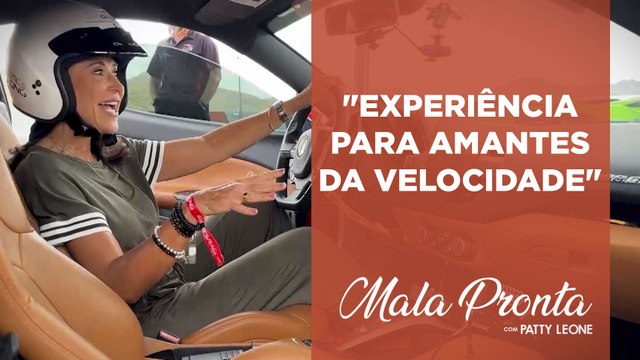 Patty Leone se aventura em pista de corrida com Ferrari em Las Vegas | MALA PRONTA