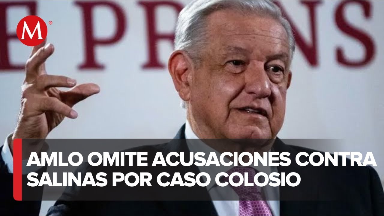 "Que no se preocupe", dice AMLO a Salinas por caso Colosio