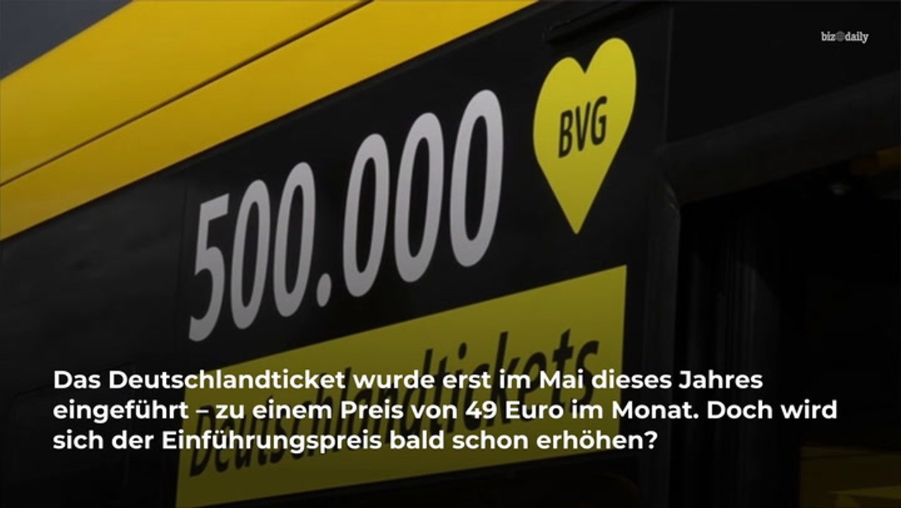 Wird das Deutschlandticket bald teurer als 49 Euro?