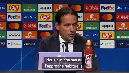 Gr. D - Inzaghi regrette le but “évitable” encaissé