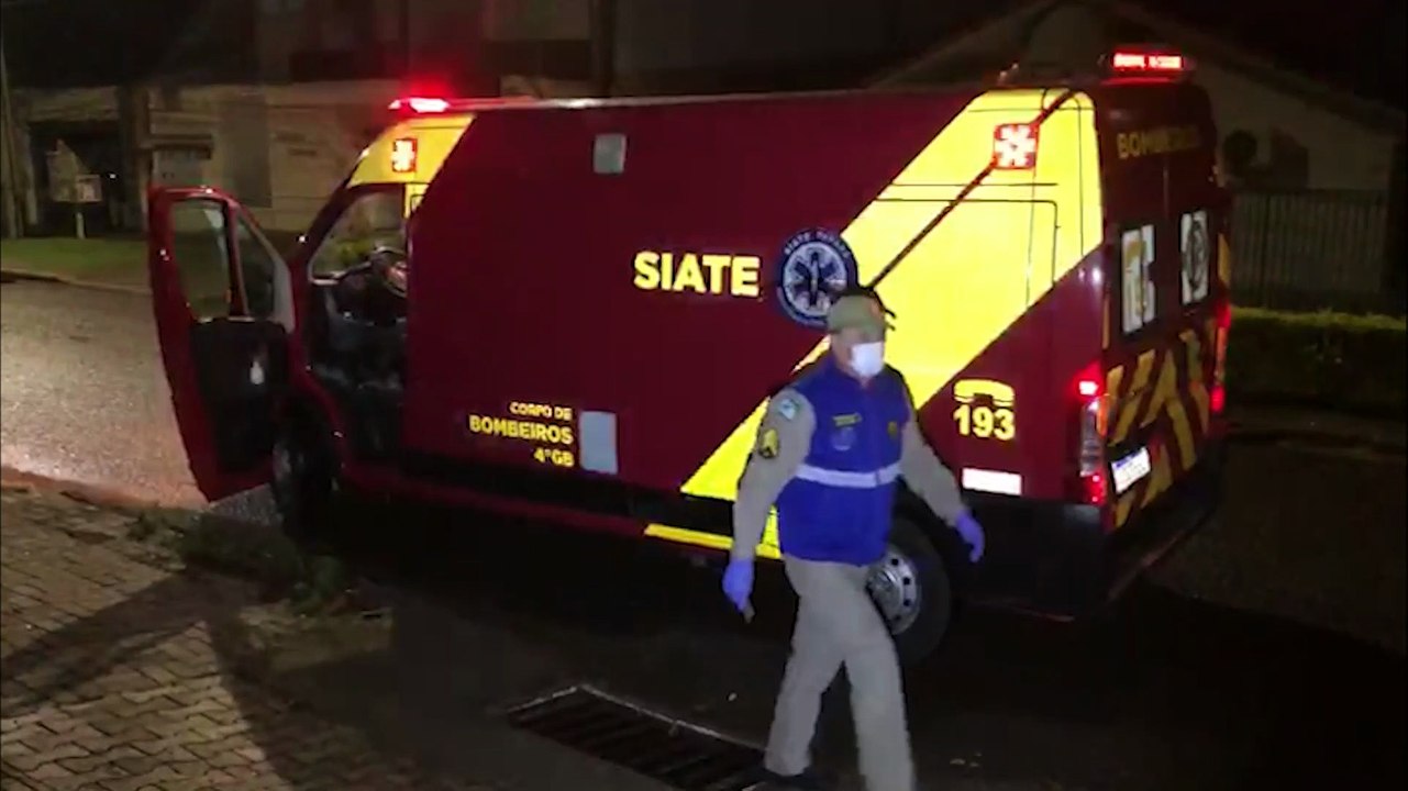 Motociclista fica ferido em colisão com carro no Pioneiros Catarinenses