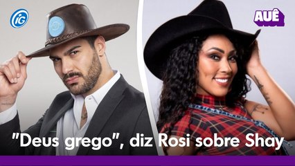 Rosi Pinheiro comenta tamanho do 'dote' de Shay: 'Deus grego'
