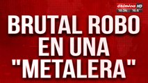 Brutal robo en una 