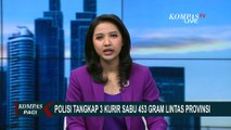 3 Kurir Sabu Lintas Provinsi Ditangkap, Polisi Sita Barang Bukti 475 Gram Sabu