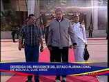 Presidente Nicolás Maduro despide al Presidente del Estado Plurinacional de Bolivia, Luis Arce