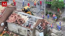Tragedia en China: Dos tornados dejan 10 muertos y heridos graves