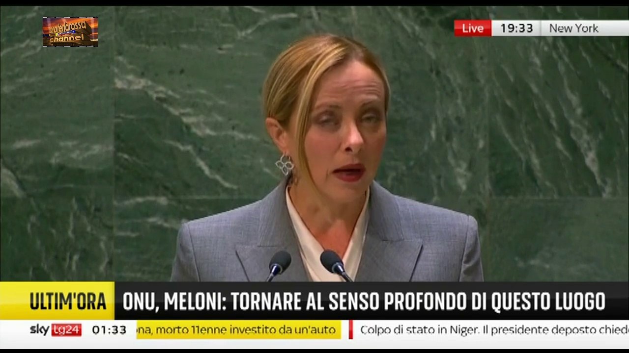 discorso del presidente meloni alle nazioni unite