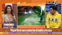Miguel Bosé revela fue encañonado mientras dormía