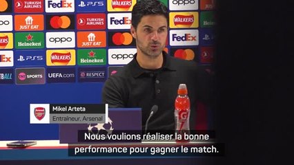 Gr B. - Arteta : “Une belle soirée après une si longue absence”
