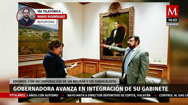 Delfina Gómez, gobernadora del Estado de México, avanza en la formación de su gabinete