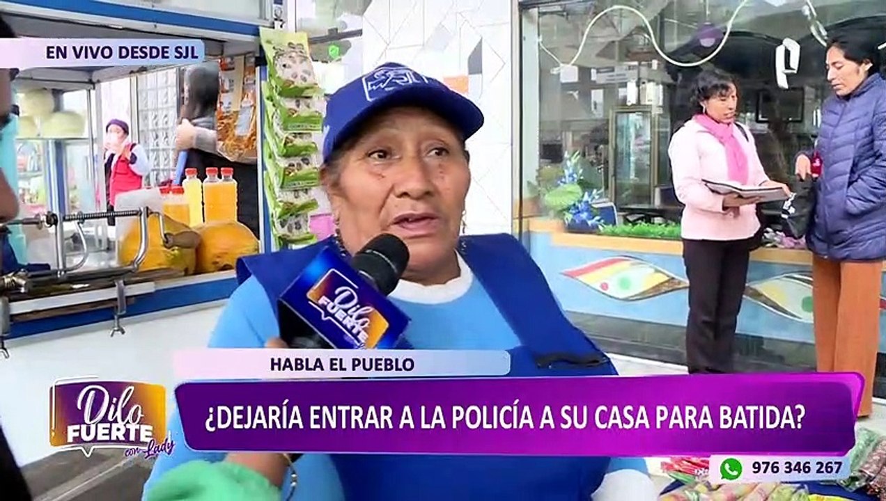 SJL: vecinos a favor de la declaratoria de estado de emergencia por 60 días en el distrito