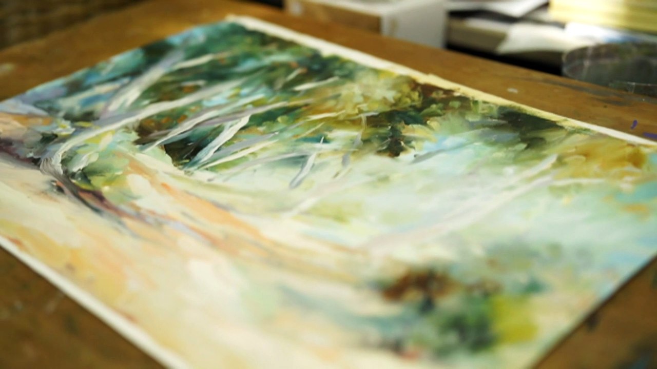 94-year-old painter remains passionate