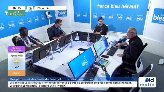 Mamour Seck, directeur et créateur de la marque Oleo-Sine, des produits cosmétiques d'origine sénégalaises