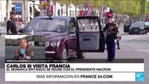 Informe desde París: visita del rey Carlos III a Francia, marcada por las críticas
