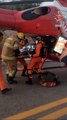 Motociclista é levado em estado grave no helicóptero do Corpo de Bombeiros ao Hospital de Base