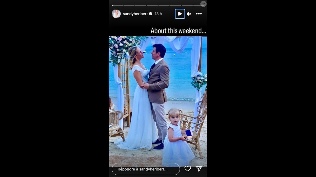 Sandy Héribert mariée, ses 2 sublimes tenues dévoilées ! La journaliste ...