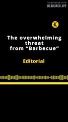 EDITORIAL EN INGLÉS | THE OVERWHELMING THREAT FROM "BARBECUE"