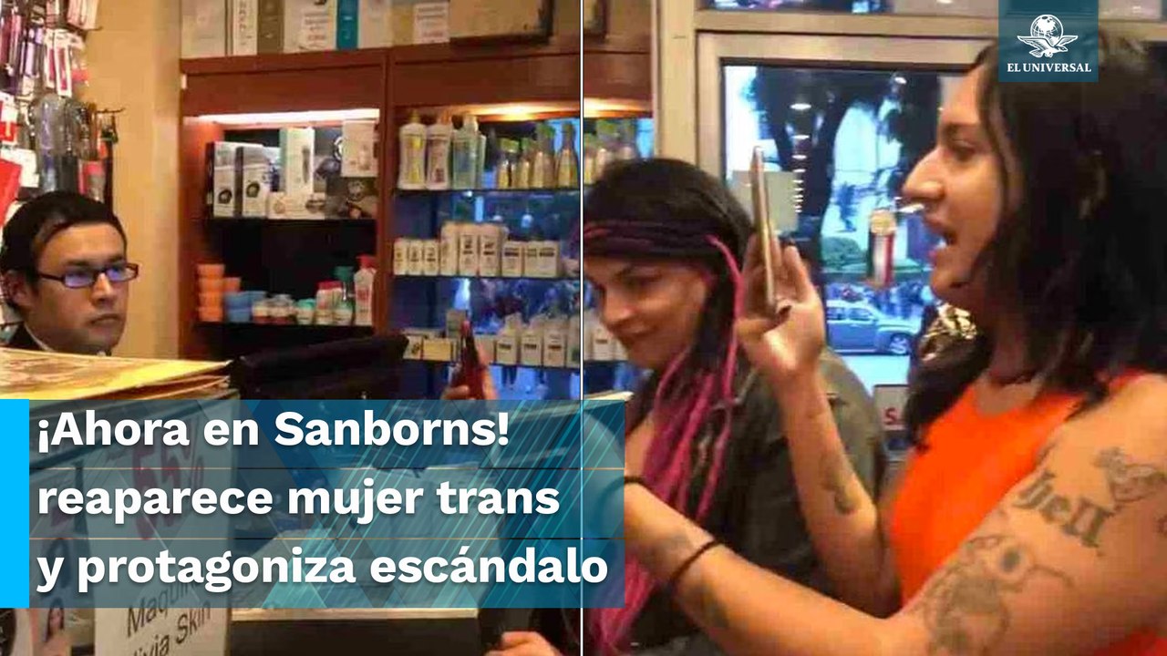 Reaparece mujer trans protagonizando un nuevo escándalo