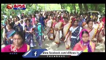 Anganwadi Teachers Protest All Over State For Jobs Regularization | V6 Teenmaar