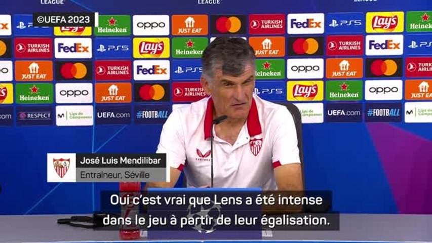 Séville FC - RC Lens : José Luis Mendilibar est 