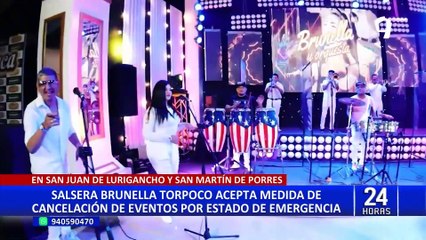 Brunella Torpoco: salsera saluda declaratoria de emergencia en SJL y SMP