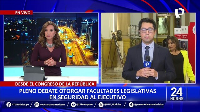 Congreso: aprueban en delegar facultades legislativas sobre seguridad ciudadana al Gobierno