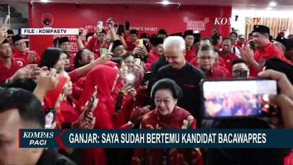 Akui Sudah Temui Nama-Nama Kandidat Bacawapres, Begini Kata Ganjar