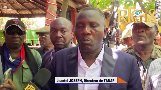 Direktè jeneral ANAP la Jeantel Joseph vizite travay konstriksyon kanal sou rivyè masak la