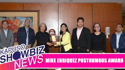 Kapuso Showbiz News: Mike Enriquez, binigyang-pugay ng mga dating katrabaho