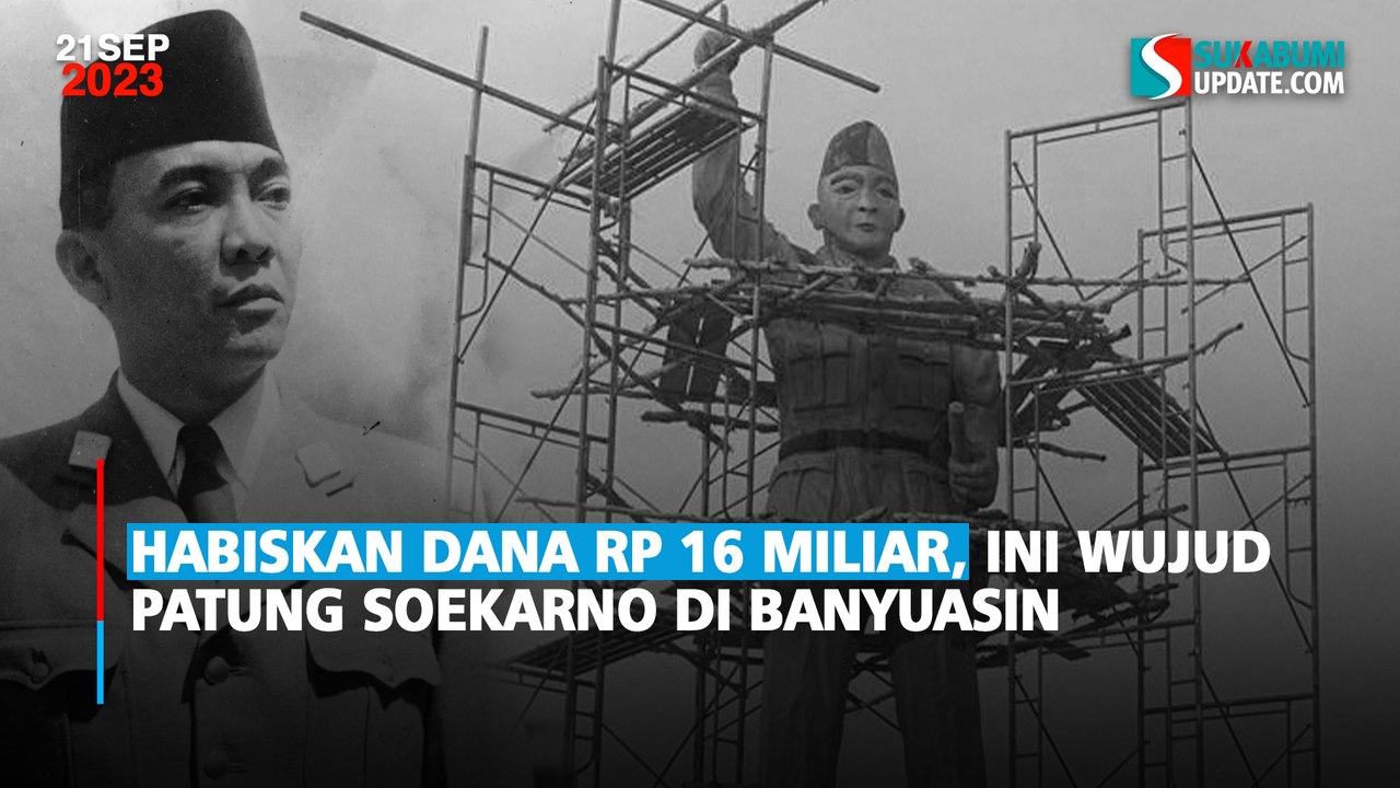 Habiskan Dana Rp 16 Miliar, Ini Wujud Patung Soekarno di Banyuasin