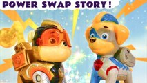 Paw Patrol Rubble and Mighty Twins Tuck Swap Their Powers - Story for Kids