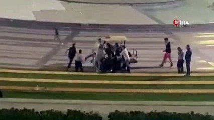 Balıkesir'de Avlu'da çıkan kavga kameralara yansıdı