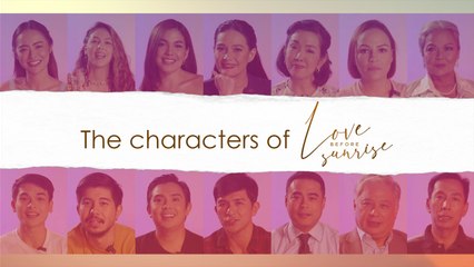 The characters of 'Love Before Sunrise' (Online Exclusive)