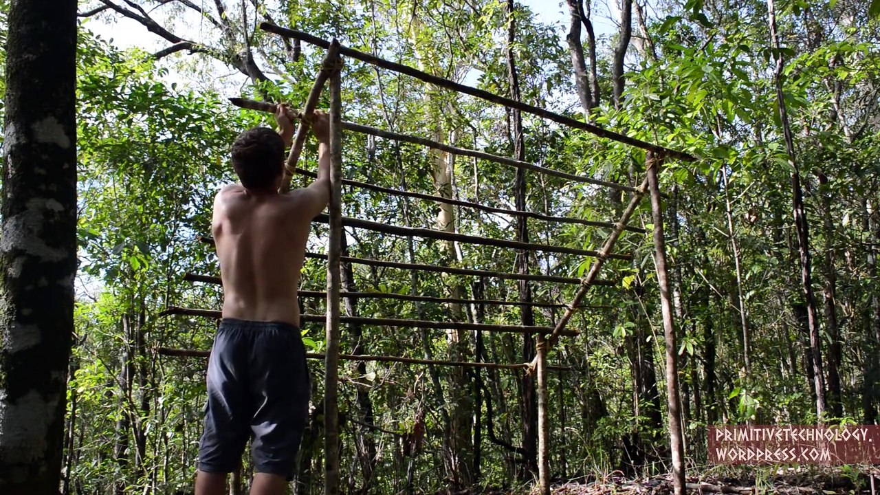 Primitive Technology Bed Shed