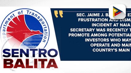 DOTr, pinakakasuhan ang screening officer na lumunok ng dolyar mula sa isang dayuhan sa NAIA