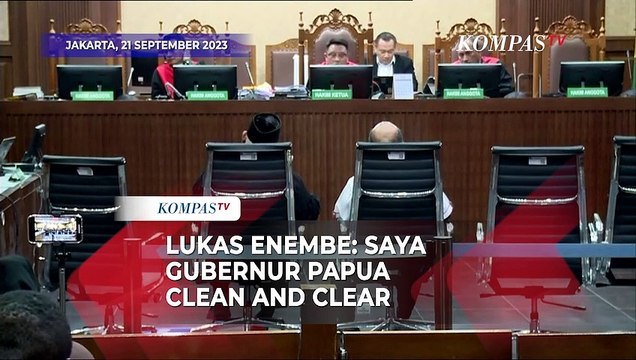 Lukas Enembe di Sidang Pleidoi: Saya Gubernur Papua Clean and Clear