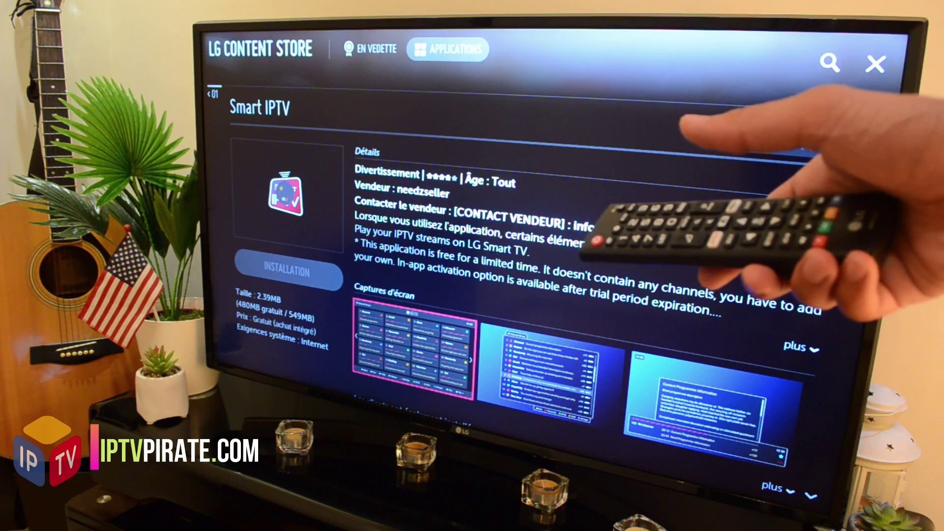 Comment installer SMART IPTV - USB - FRANCE - Vidéo Dailymotion