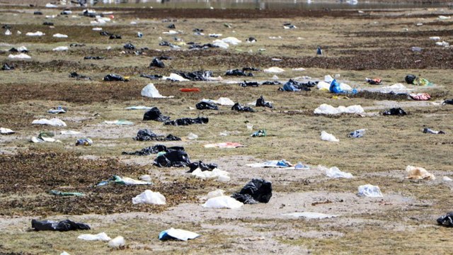 Seyhan Baraj Gölü’nde piknikçi kirliliği