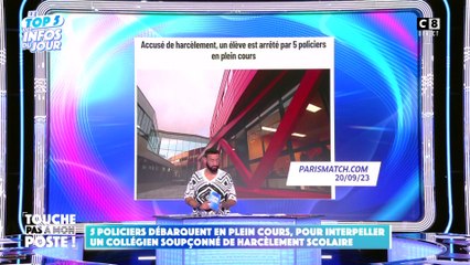 Des policiers débarquent en plein cours pour interpeller un lycéen soupçonné de harcèlement scolaire