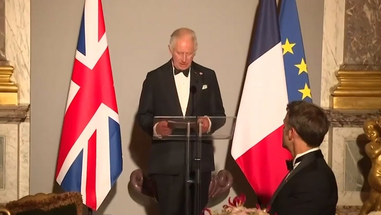 King Charles jokingly compares Britons and Fren...