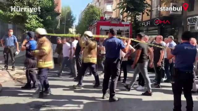 Zeytinburnu'nda bir tekstil atölyesinde yangın! Mahsur kalanlar kurtarıldı