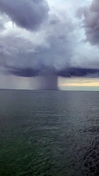 Storm Cells Sits On Lake Simcoe