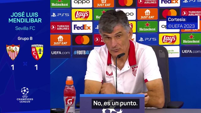 SEVILLA 1 - LENS 1 | RUEDA DE PRENSA MENDILIBAR