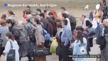 Armenian civilians accommodated in Russian base in Nagorno-Karabakh