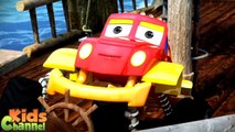 Haunted Island - Haunted House Monster Truck Car Cartoon & Spooky Videos
