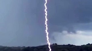 Unbelievable Footage: Lightning Strike Strikes Water Right Before Your Eyes! #extremeweather