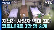 지난해 사망자 역대 최대 37만 명...코로나19로 3만 명 / YTN